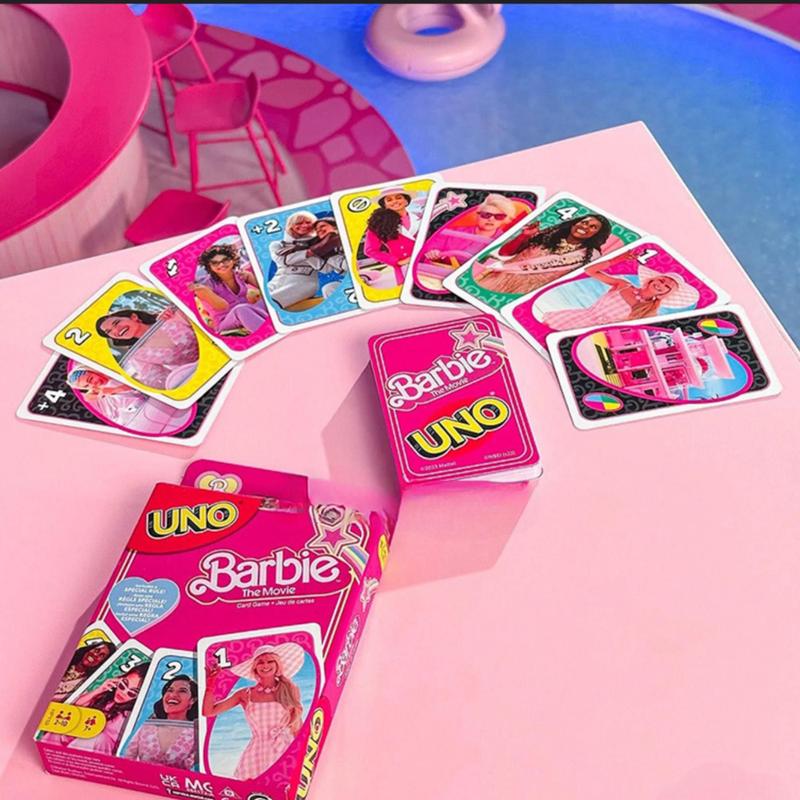 Uno Da Barbie Edição Especial Filme Jogo De Cartas Família - HGK